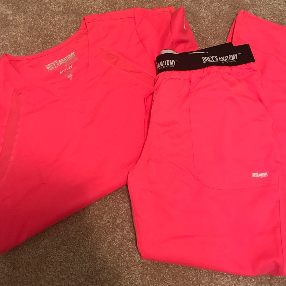 Bright Pink Grey’s Anatomy Scrubs